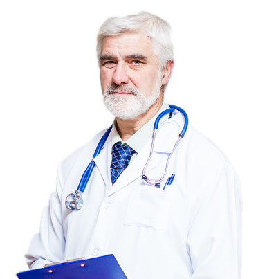 Médico segurando prancheta